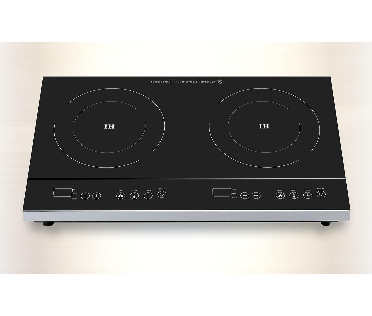 Double induction cooker
